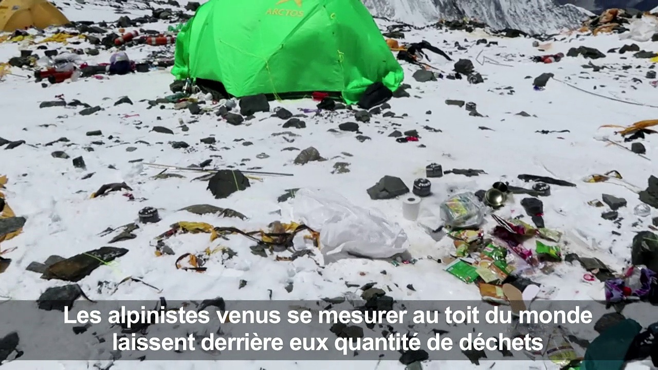 Dailymotion L’Everest, la décharge la plus haute au monde